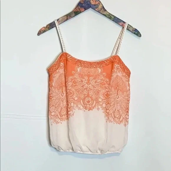 Anthropologie One September | Piha Tank Top Strappy Chiffon Lined - Picture 3 of 9